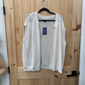 WOMENS UNIVERSAL THREAD IVORY CROCHET SHEER TOP XL NWT