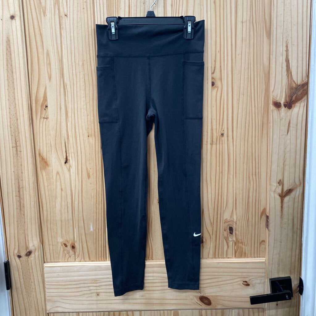 WOMENS NIKE LEGGINGS BLK M