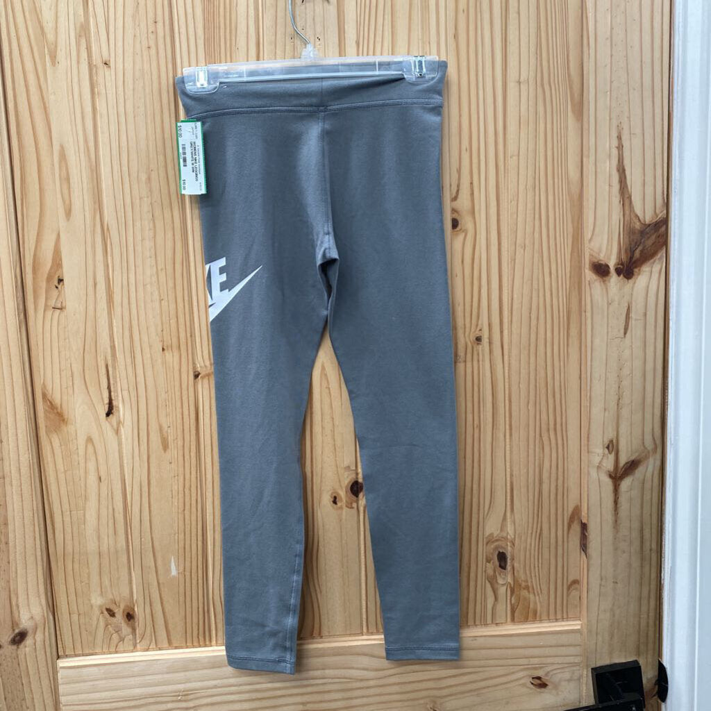 WOMENS NIKE LEGGINGS GREY/WHITE M