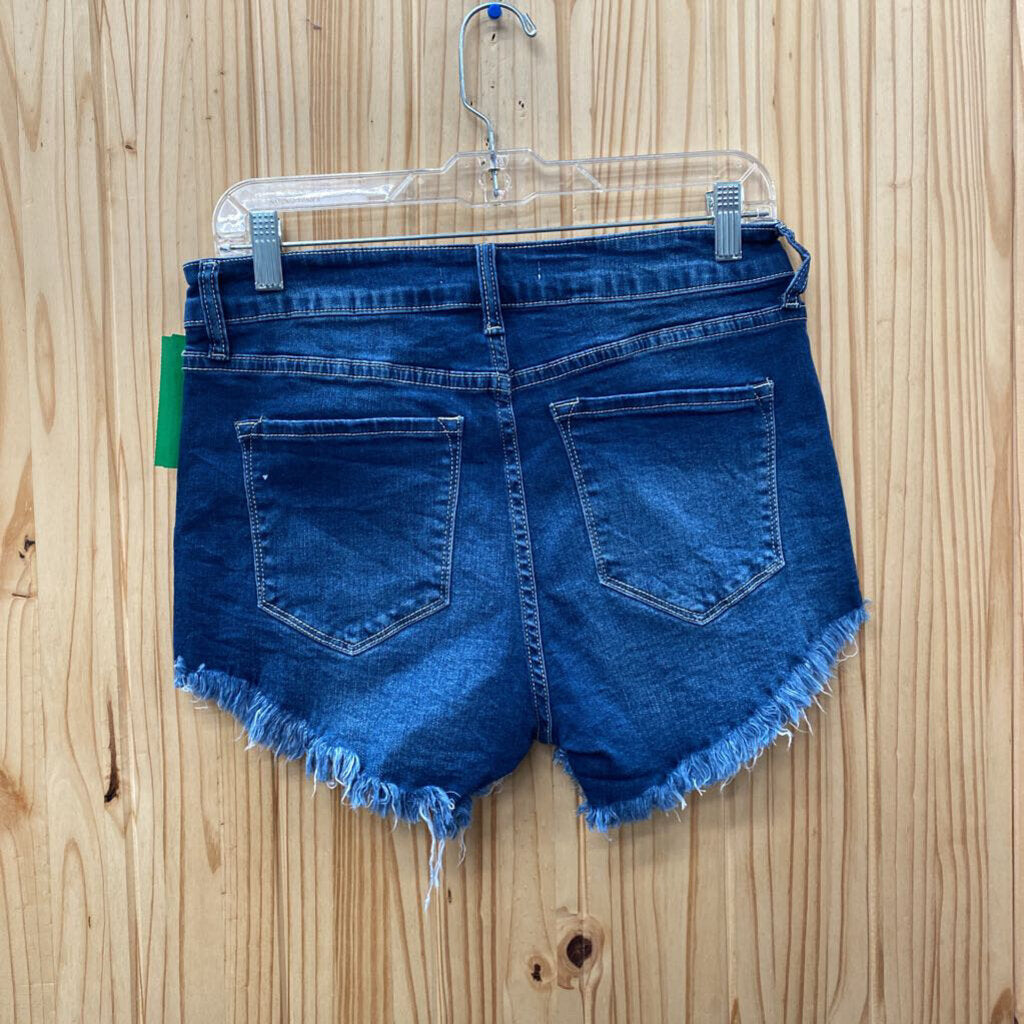 WOMENS KANCAN DK DENIM SHORTS 11