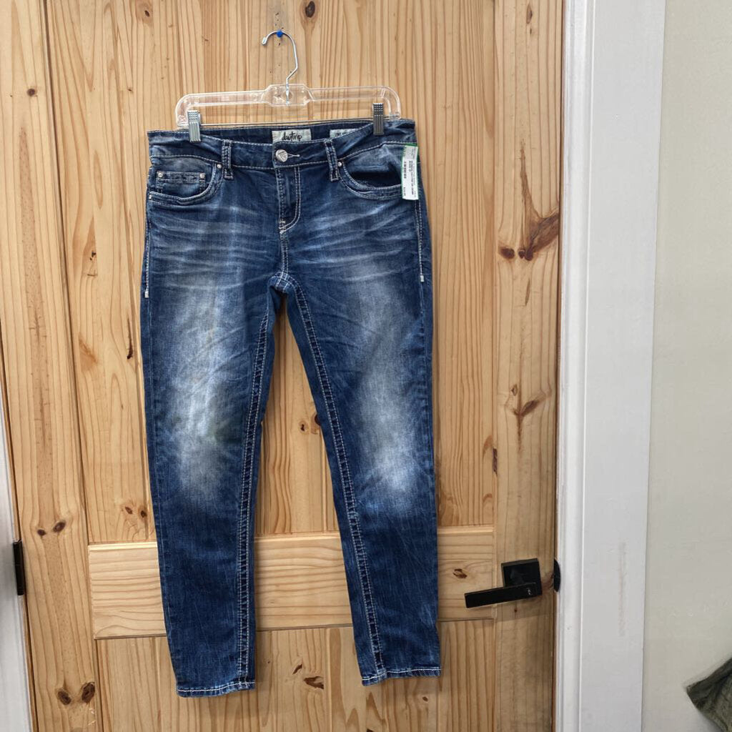 WOMENS DAYTRIP DK DENIM JEANS 30