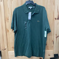 MENS LACOSTE DK GREEN POLO SHIRT XL NWT