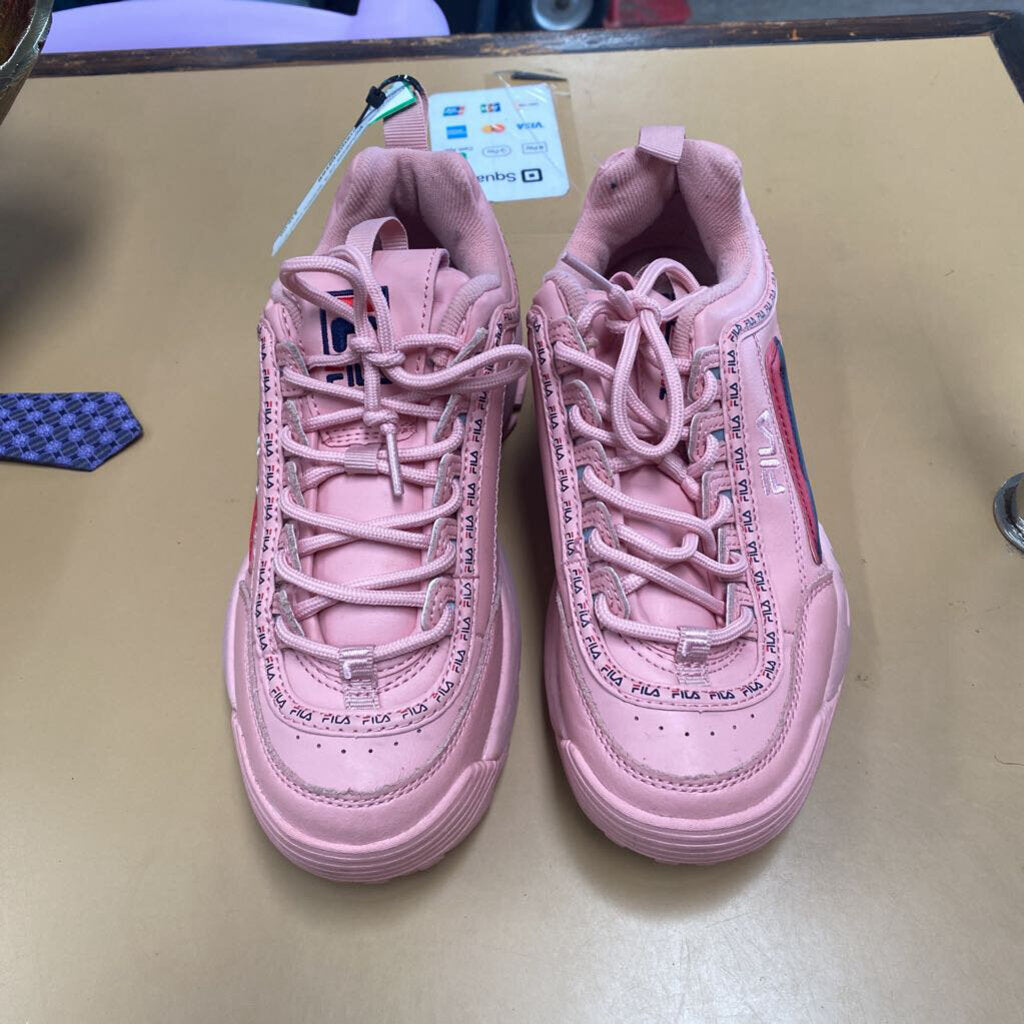 WOMENS FILA SHOES PINK 7 1/2