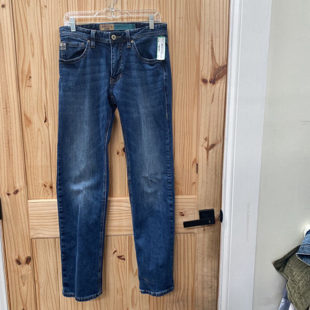 MENS ROCK & ROLL VINTAGE DALE BRISBY DENIM JEANS 30X34