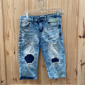 BOYS ROCK SALT DENIM JEAN SHORTS 18