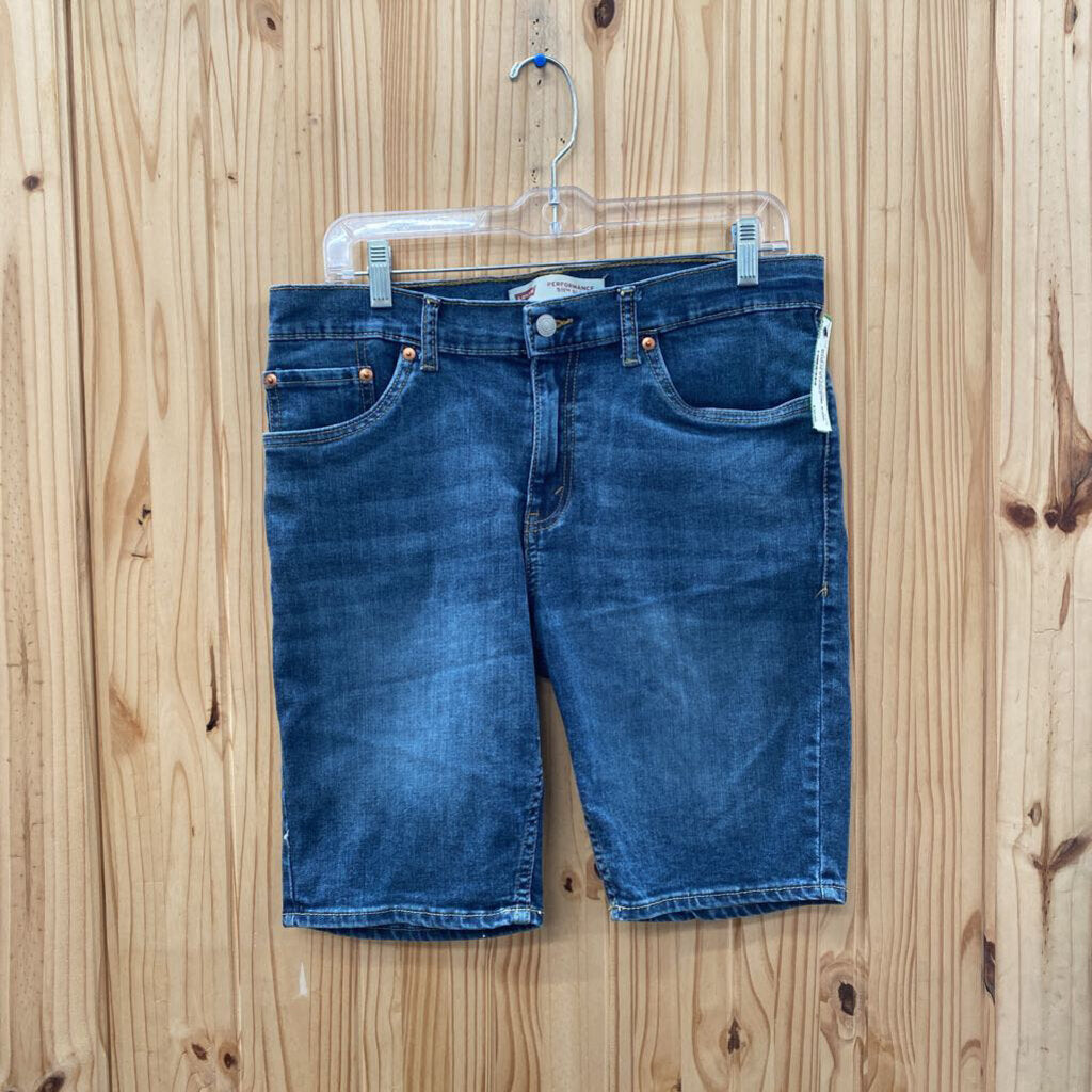 BOYS LEVIS 511 DENIM JEANS SHORTS 16 HUSKY