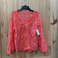WOMENS CORAL 2PC SET L