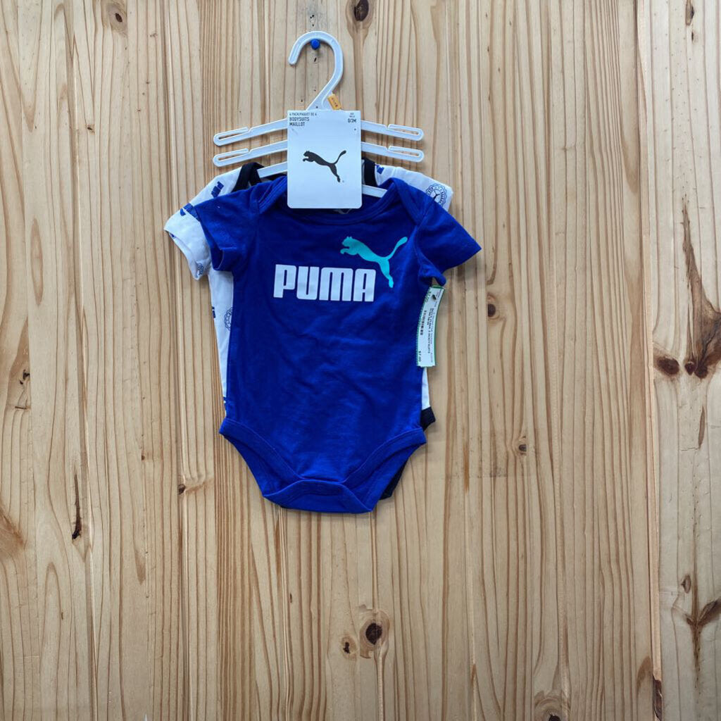 BOYS PUMA 2 BODYSUITS 0/3M NEW