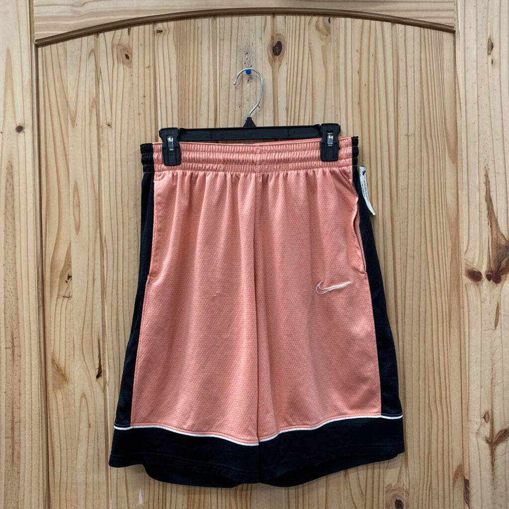 MENS NIKE SHORTS ORANGE/BLK M