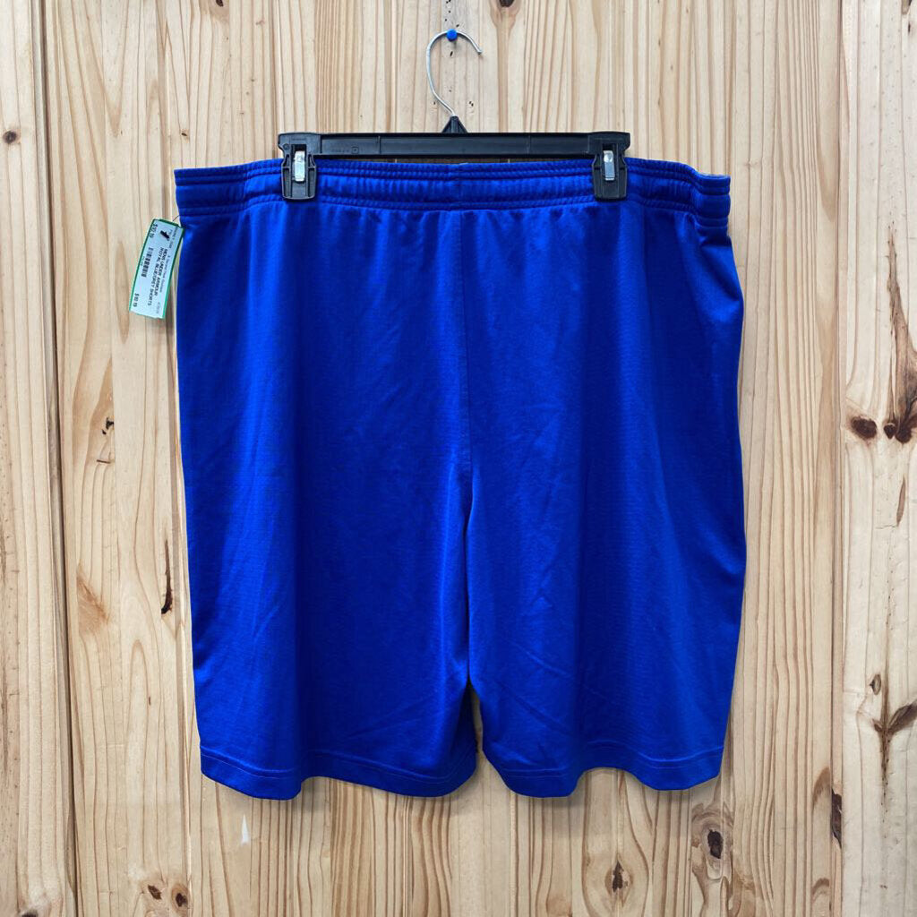 MENS UNDER ARMOUR ROYAL BLUE/GREY SHORTS 2XL