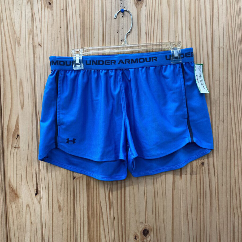 WOMENS UNDER ARMOUR SKY BLUE SHORTS M