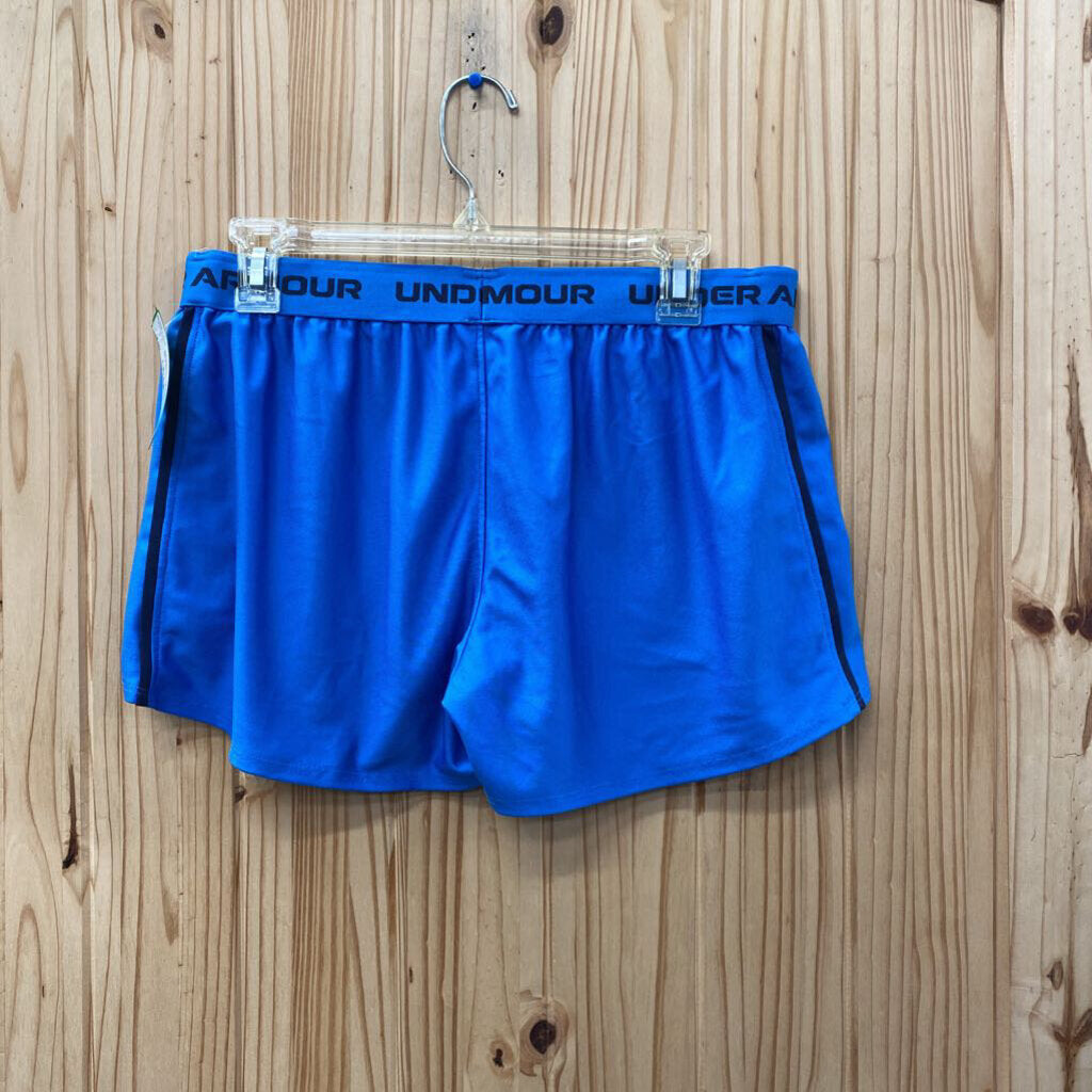 WOMENS UNDER ARMOUR SKY BLUE SHORTS M