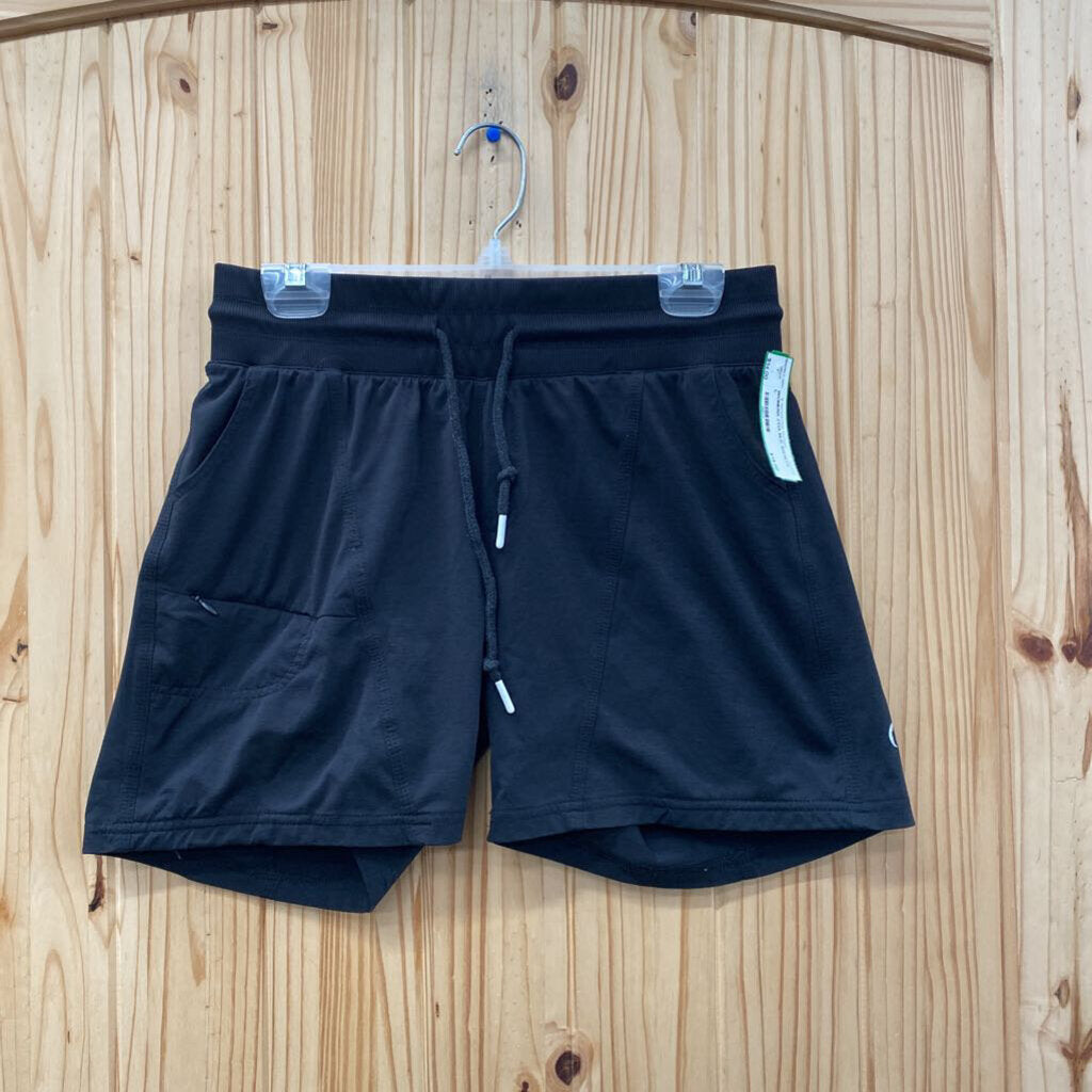 WOMENS ZYIA BLK SHORTS L