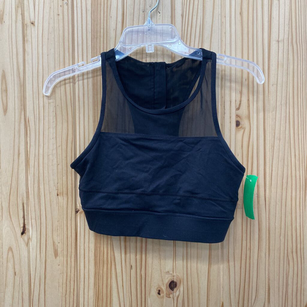 WOMENS ZYIA BLK SPORTS BRA M