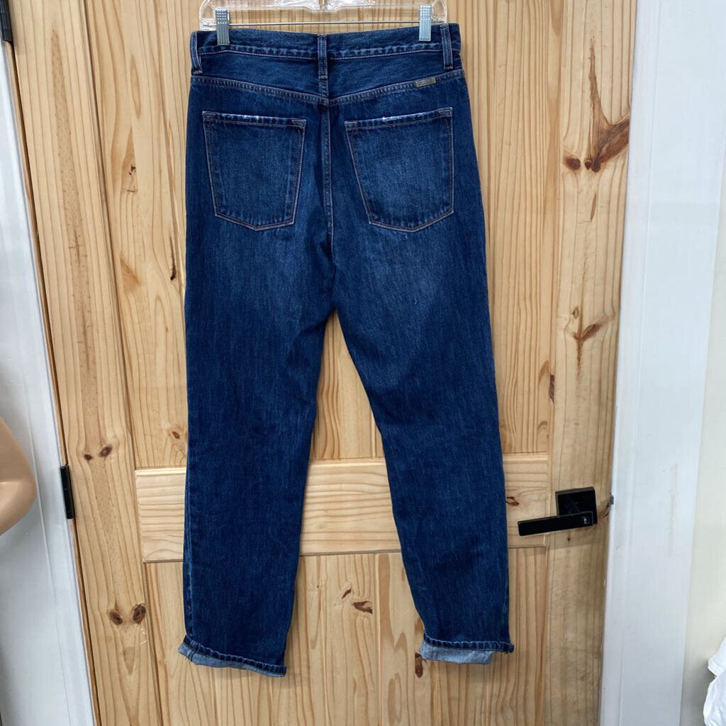 WOMENS KANCAN DK DENIM DIST. JEANS 7