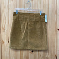 WOMENS JOLT DK CHESTNUT CORDUORY SKIRT M NWT