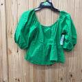 WOMENS SIM & SAM GREEN TOP XL
