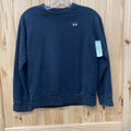 BOYS UNDER ARMOUR SWEATSHIRT BLK/WHITE YMD 10