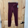 WOMENS 90 DEGREES WINE LEGGINGS S