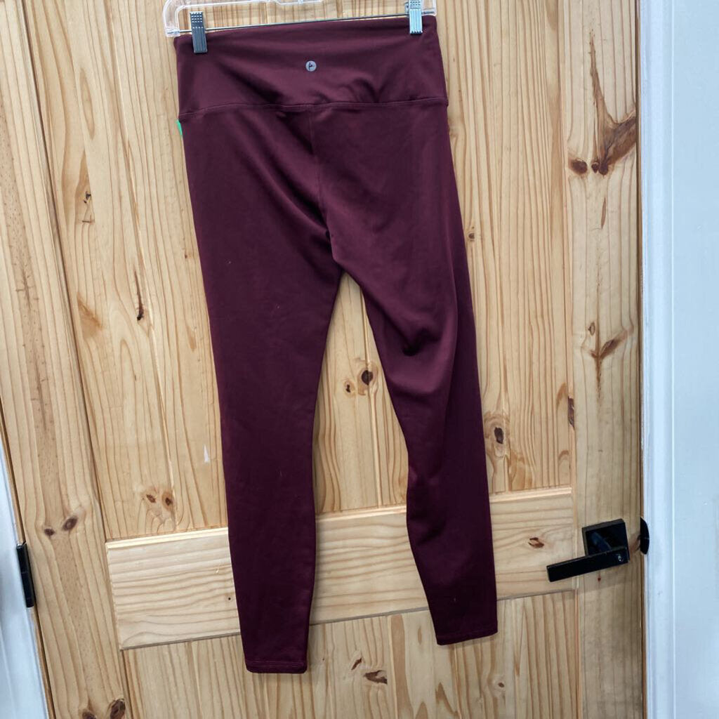 WOMENS 90 DEGREES WINE LEGGINGS S