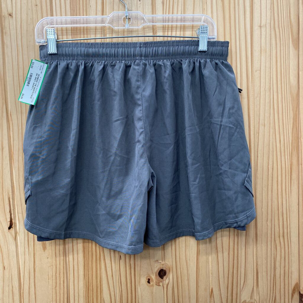 WOMENS THE NORTH FACE DK GREY SHORT L