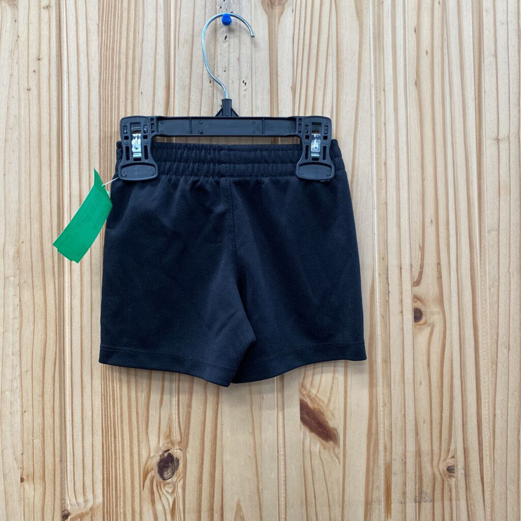 BOYS NIKE SHORTS BLK/WHITE 12M