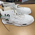 MENS SPO WHITE/BLK SHOES 47