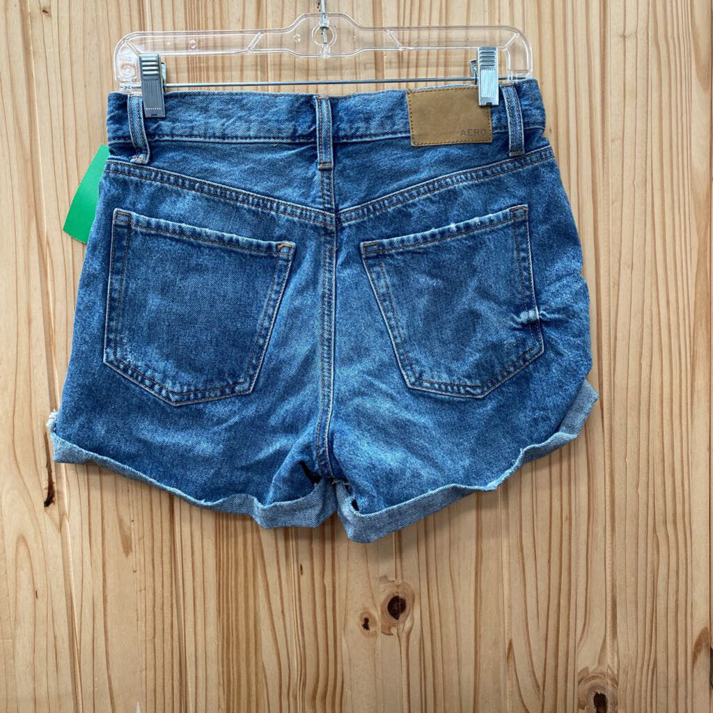 WOMENS AERO LT DENIM JEAN SHORTS 2
