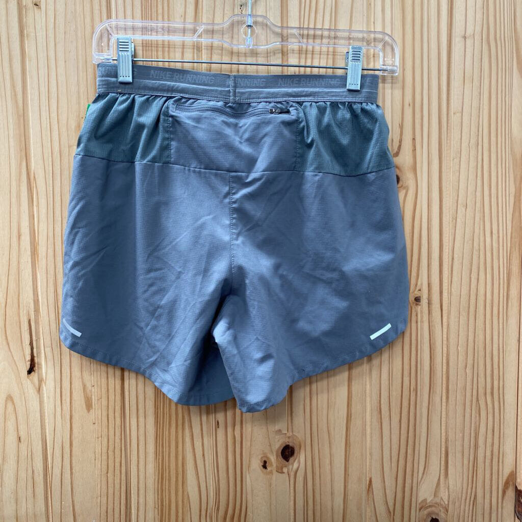 WOMENS NIKE RUNNING OLIVE GREEN SHORTS S