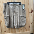 MENS OLD NAVY TAN CARGO SHORTS 38