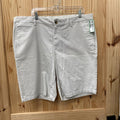 MENS OLD NAVY WHITE/TAN SHORTS 40