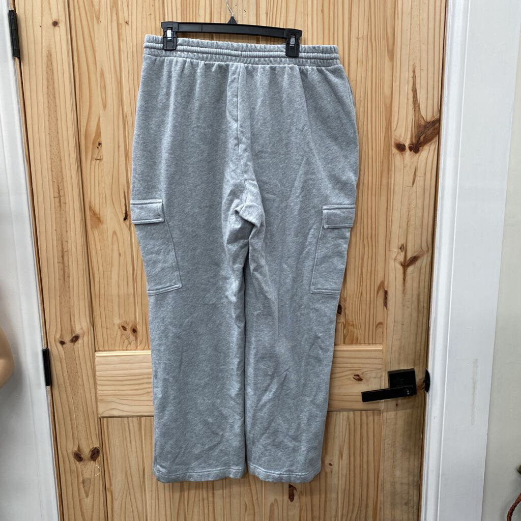 WOMENS OLD NAVY LT GREY CARGO SWEATPANTS L