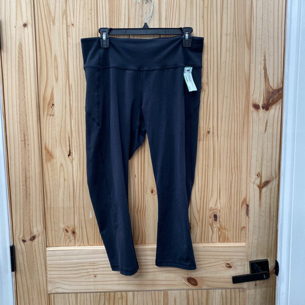 WOMENS UNDER ARMOUR BLK LEGGINGS L