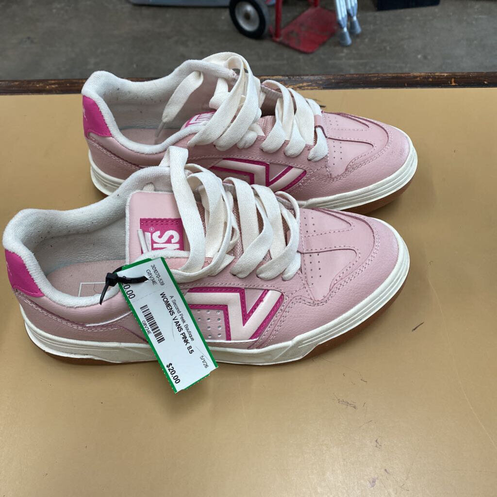 WOMENS VANS PINK 8.5