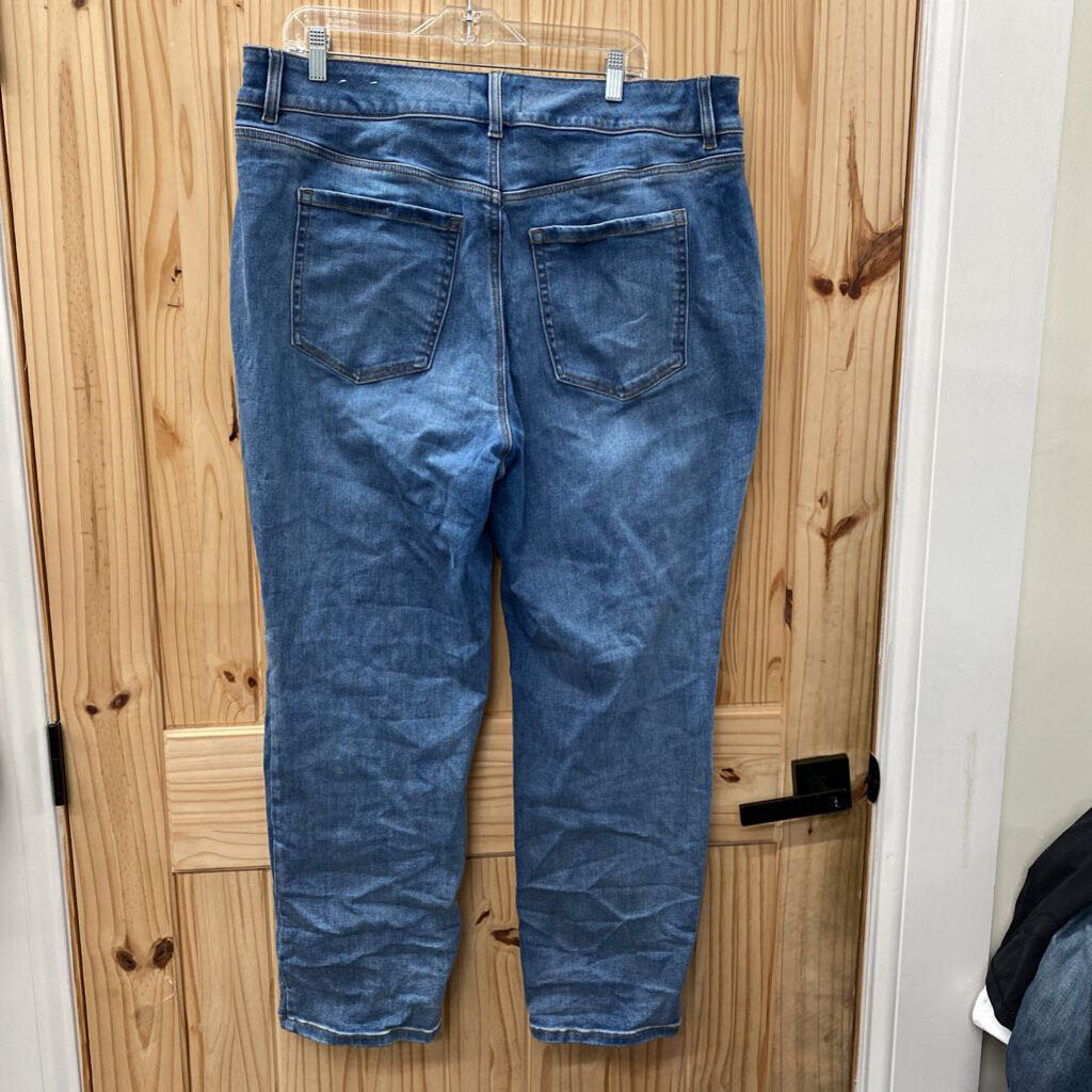 WOMENS LANE BRYANT DENIM JEANS 20