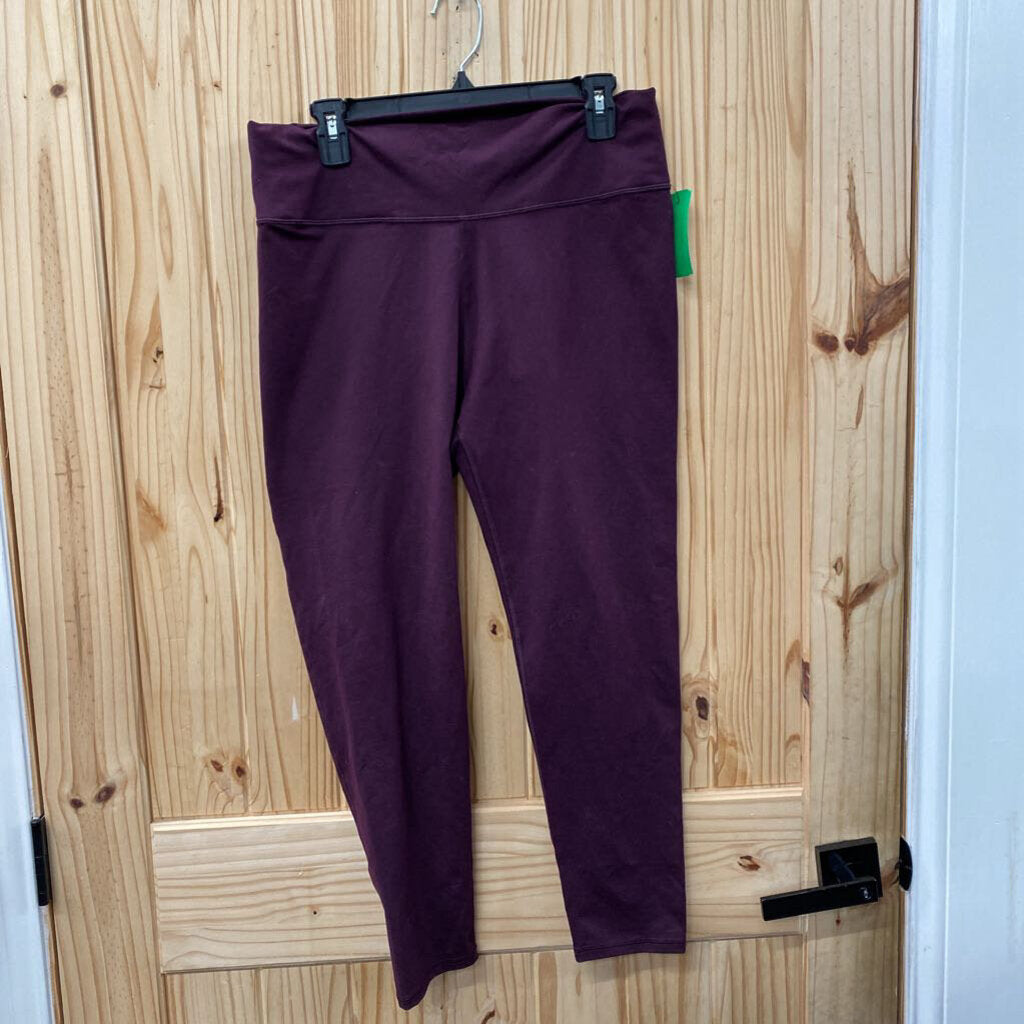 WOMENS FABLETICS PLUM LEGGINGS XXL