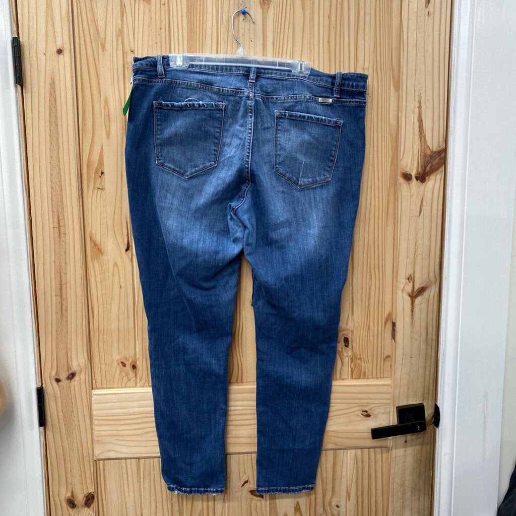 WOMENS KANCAN DENIM JEANS 3XL
