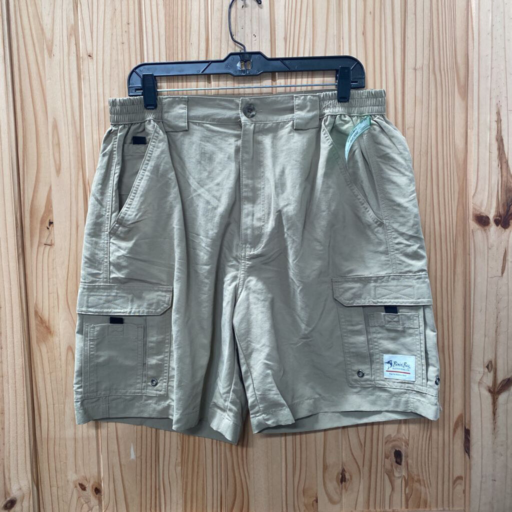 MENS BIMINI BAY DK TAN SHORTS 38