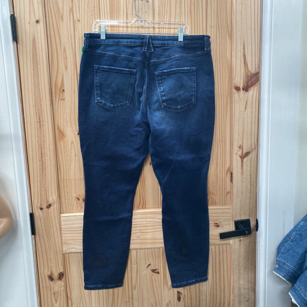 WOMENS LAUREN CONRAD DK DENIM JEANS 18 NWT