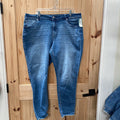 WOMENS EST. 1946 DENIM JEANS W/GEMS 18W
