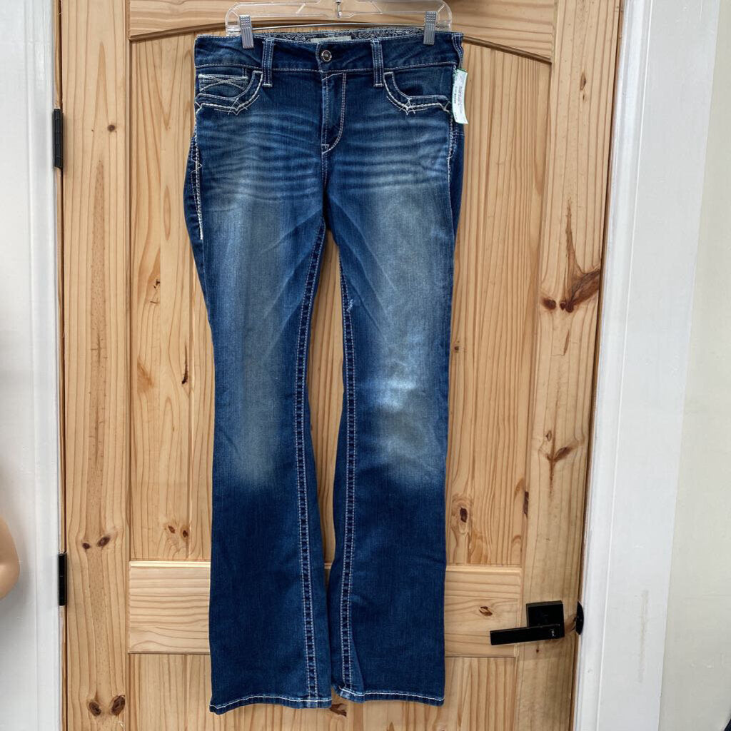 WOMENS ARIAT FLARE DENIM JEANS 31L