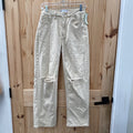 WOMENS RUE 21 TAN DIST. JEANS 6