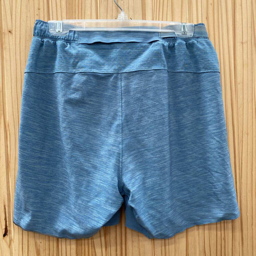 MENS LULULEMON SHORTS TEAL (LINER CUT OUT)