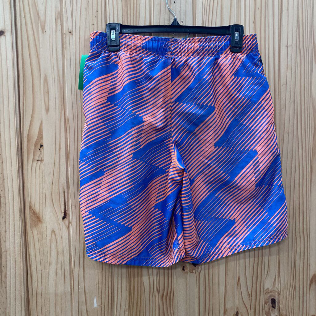 MENS NIKE SHORTS ORANGE/BLUE XL
