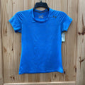 WOMENS UNDER ARMOUR LT BLUE/GREY SHIRT S