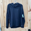 WOMENS FABLETICS LS HOODED SHIRT BLK L