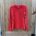 WOMENS UNDER ARMOUR BRIGHT CORAL LS SHIRT S