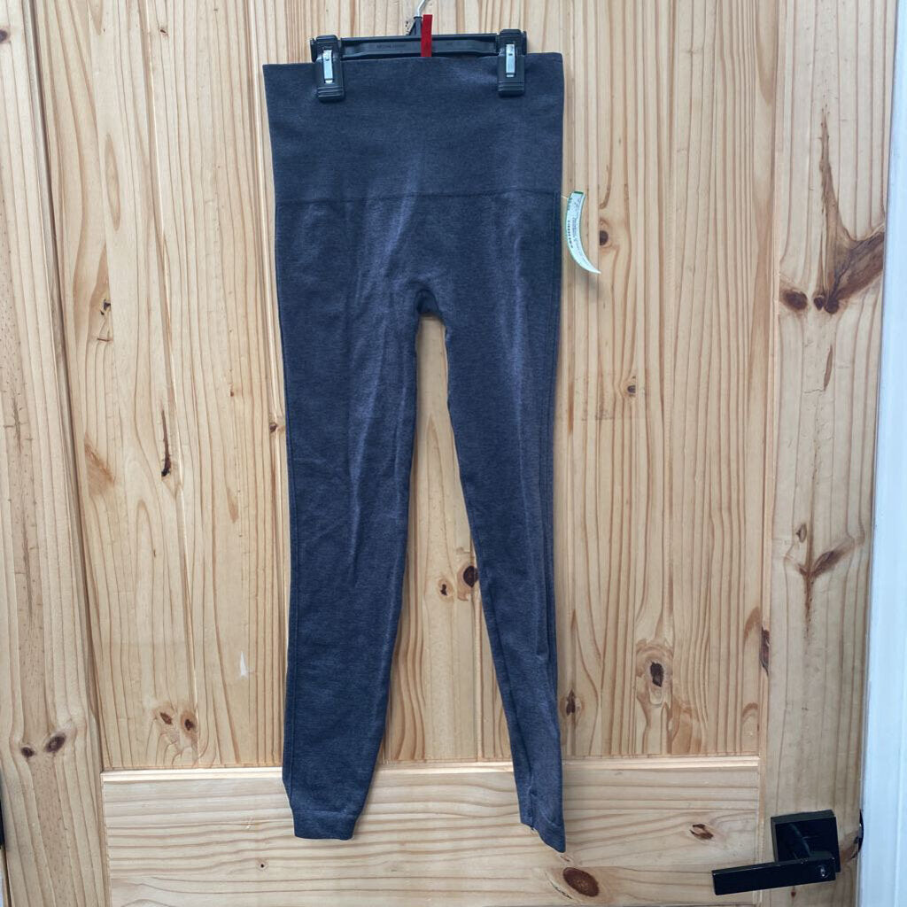 WOMENS SPANX DK GREY LEGGINGS S