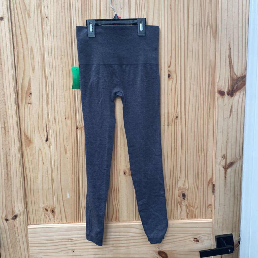 WOMENS SPANX DK GREY LEGGINGS S