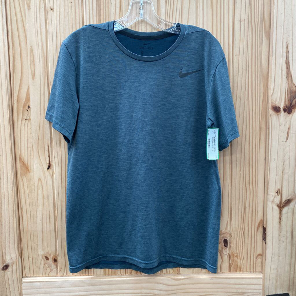 WOMENS NIKE DRI-FIT GREEN/BLK SHIRT M